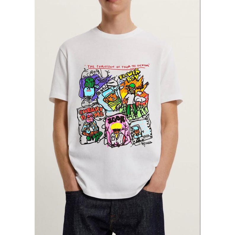 Retro Hip Hop Aesthetic Tyler The Creator Style Shirt