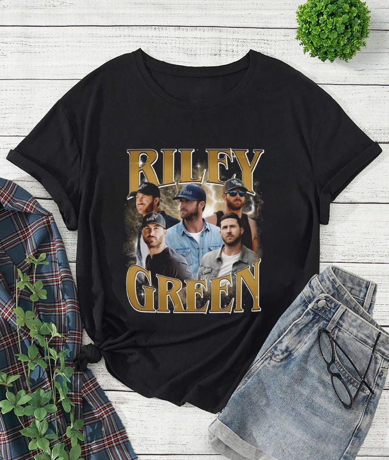 Riley Green 90S Vintage Country Music Shirt, Riley Green Tour 2026 Shirt