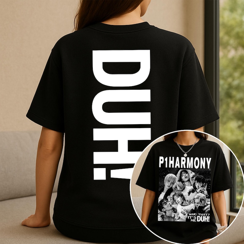 P1Harmony Duh! Graphics P1Harmony Live Tour P1Ustage H Most Wanted Shirt