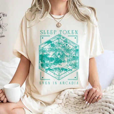 Sleep Token Vessel T-Shirt Even In Arcadia Band Merch