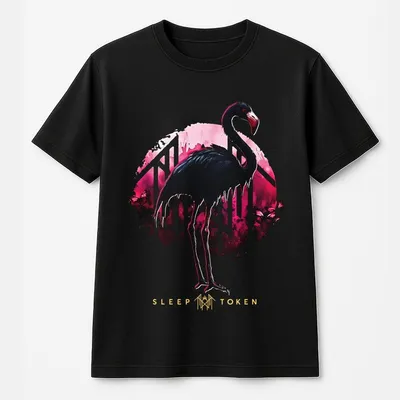 Sleep Token Even In Arcadia Art Pink Flamingo Shirt