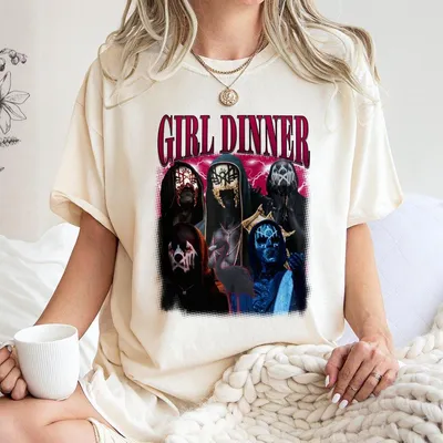 Vintage Retro Sleep Token Girl Dinner Shirt