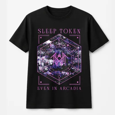 Retro Purple Sleep Token Even In Arcadia Shirt
