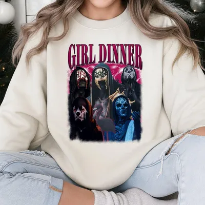 Vintage Retro Sleep Token Girl Dinner Sweatshirt