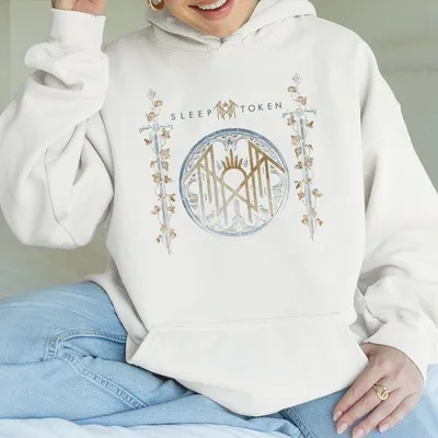 Retro Vintage Sleep Token Logo Hoodie