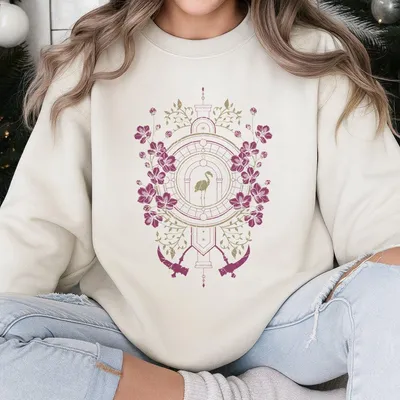 Retro Sleep Token Even In Arcadia Crest Sweatshirt