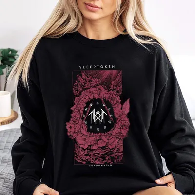 Retro Sleep Token Rose Rock Metal Sweatshirt
