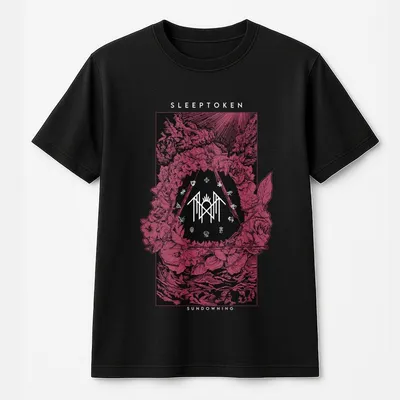 Retro Sleep Token Rose Rock Metal Shirt