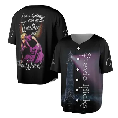 Stevie Nicks Polo Lighthouse Quote Graphic Baseball Jersey