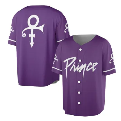Prince Love Symbol Purple Rain Music Legend Baseball Jersey