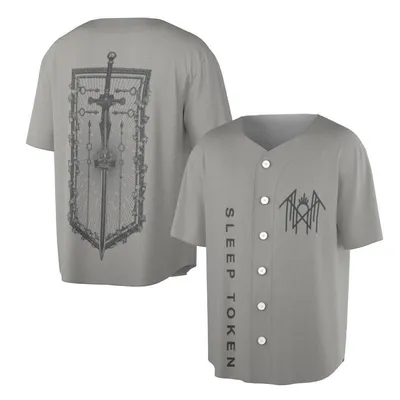 Sleep Token Sword Shield Graphic Metal Band Fan Gear Baseball Jersey