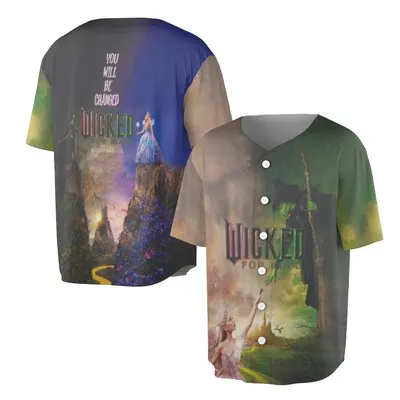 Wicked Elphaba Glinda Design Baseball Jersey