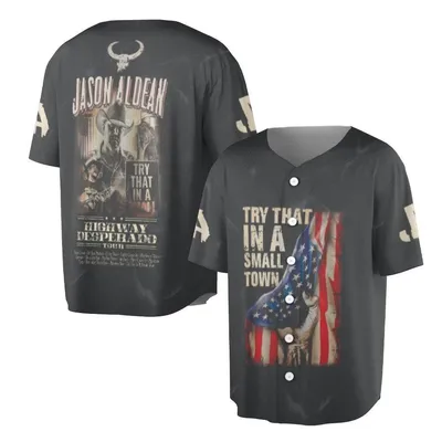 Jason Aldean Highway Desperado Tour Baseball Jersey