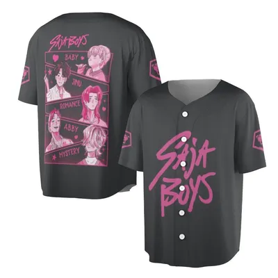 Saja Boys Anime K-Pop Manga Style J-Rock Fan Merch Baseball Jersey