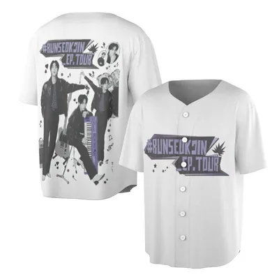 Runseokjin Ep Tour Retro Music Graphic Kpop Fan Gift Baseball Jersey