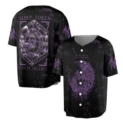 Sleep Token Baseball Jersey 'Even In Arcadia' Graphic Baseball Jersey