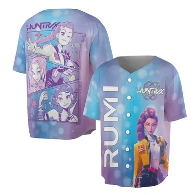Rumi 'Huntrx' Baseball Jersey K-Pop Anime Aesthetic Baseball Jersey