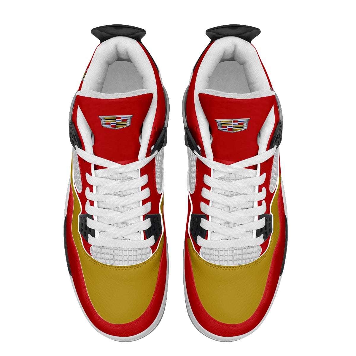 Cadillac AJ4 Sneakers Shoes For Men And Women Printed Full Size - Image 3