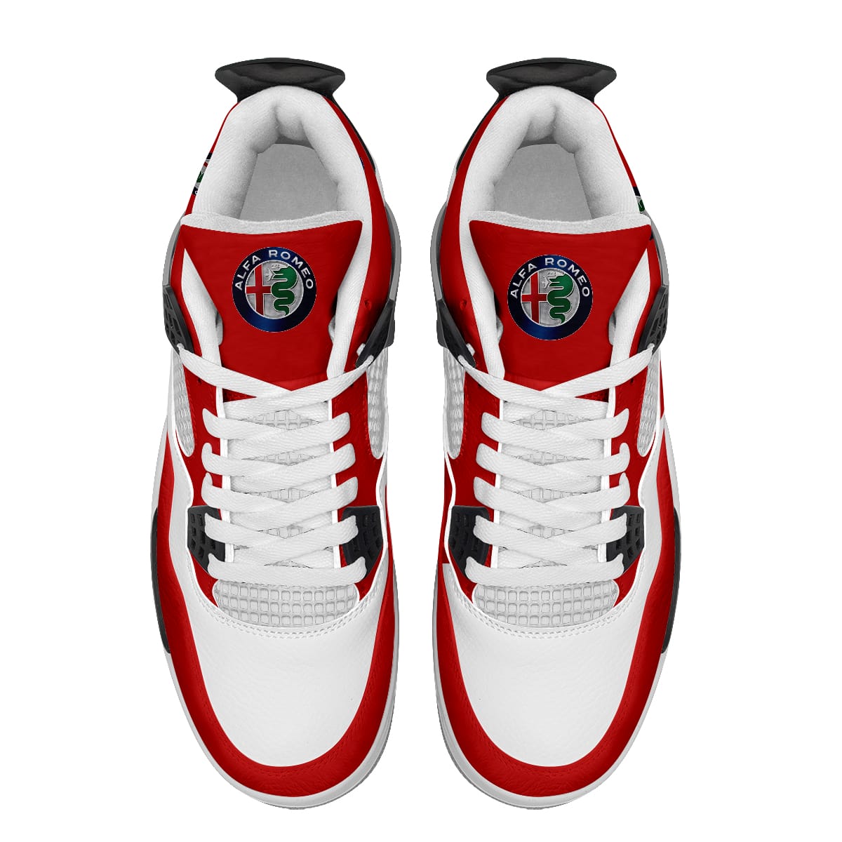 Alfa Romeo AJ4 Sneakers Shoes For Men And Women Printed Full Size - Image 3