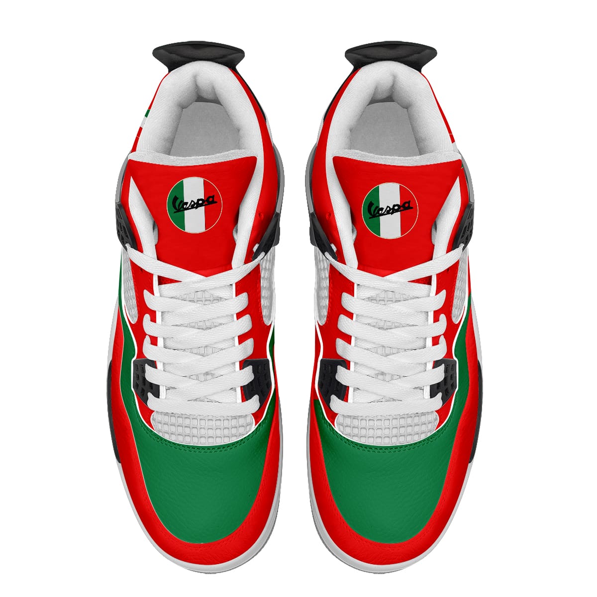 Vespa AJ4 Sneakers Shoes For Men And Women Printed Full Size - Image 3