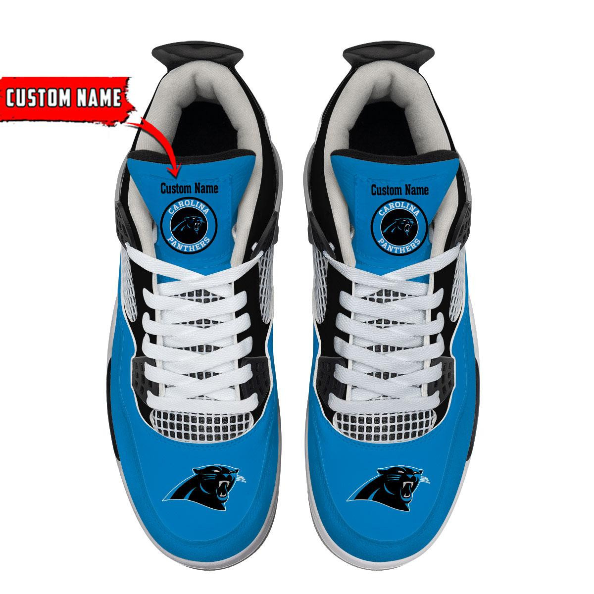 Carolina Panthers Classic High Top Sneakers Shoes For Men And Women - Image 4
