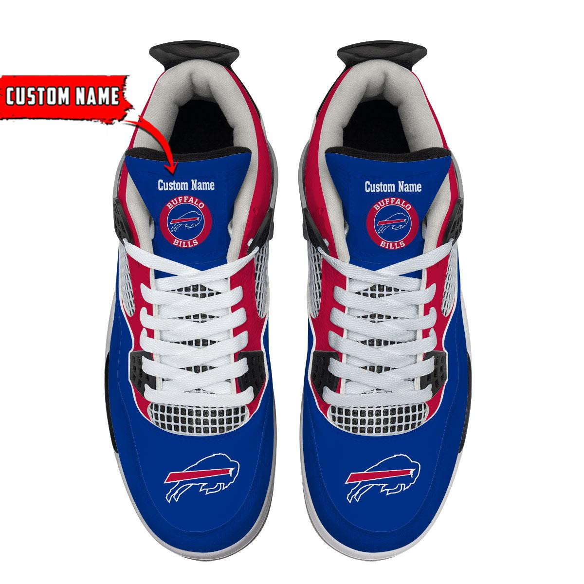 Buffalo Bills Classic High Top Sneakers Shoes For Men And Women - Image 4