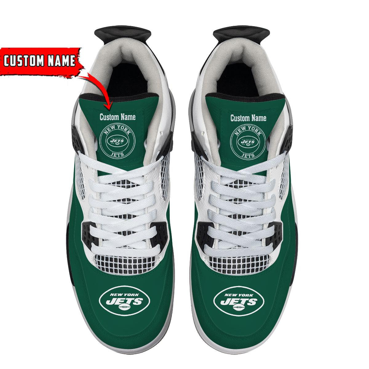 New York Jets Classic High Top Sneakers Shoes For Men And Women - Image 3