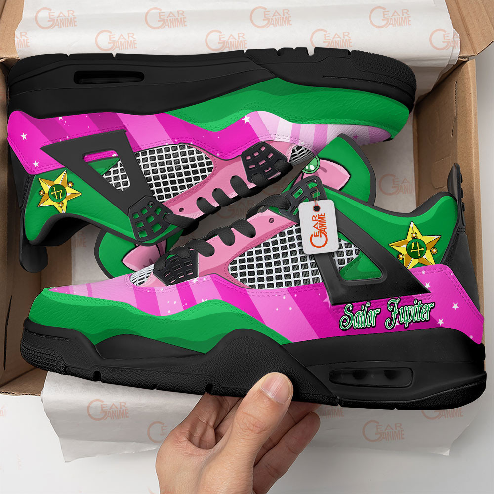 Sailor Jupiter Classic High Top Sneakers Shoes For Men And Women - Image 2