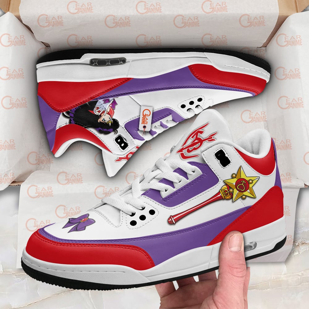 Sailor Mars Classic High Top Sneakers Shoes For Men And Women - Image 2