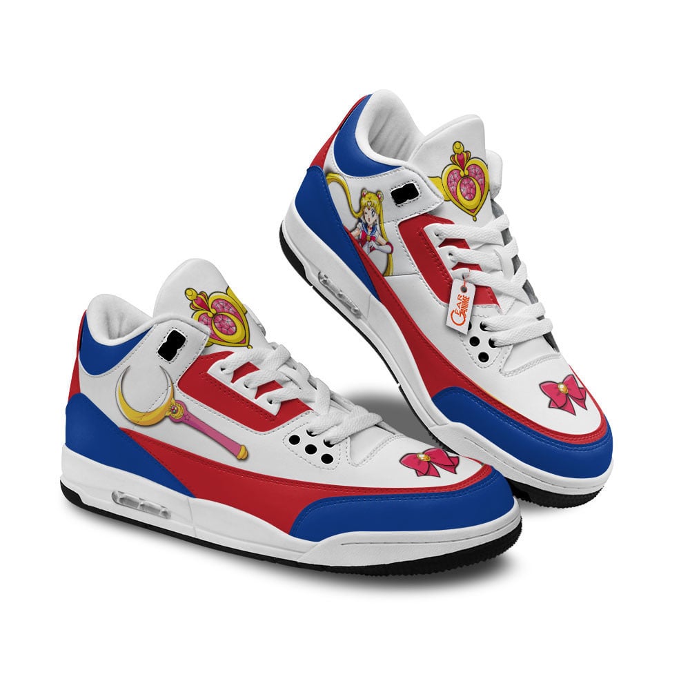 Sailor Moon Classic High Top Sneakers Shoes For Men And Women - Image 3