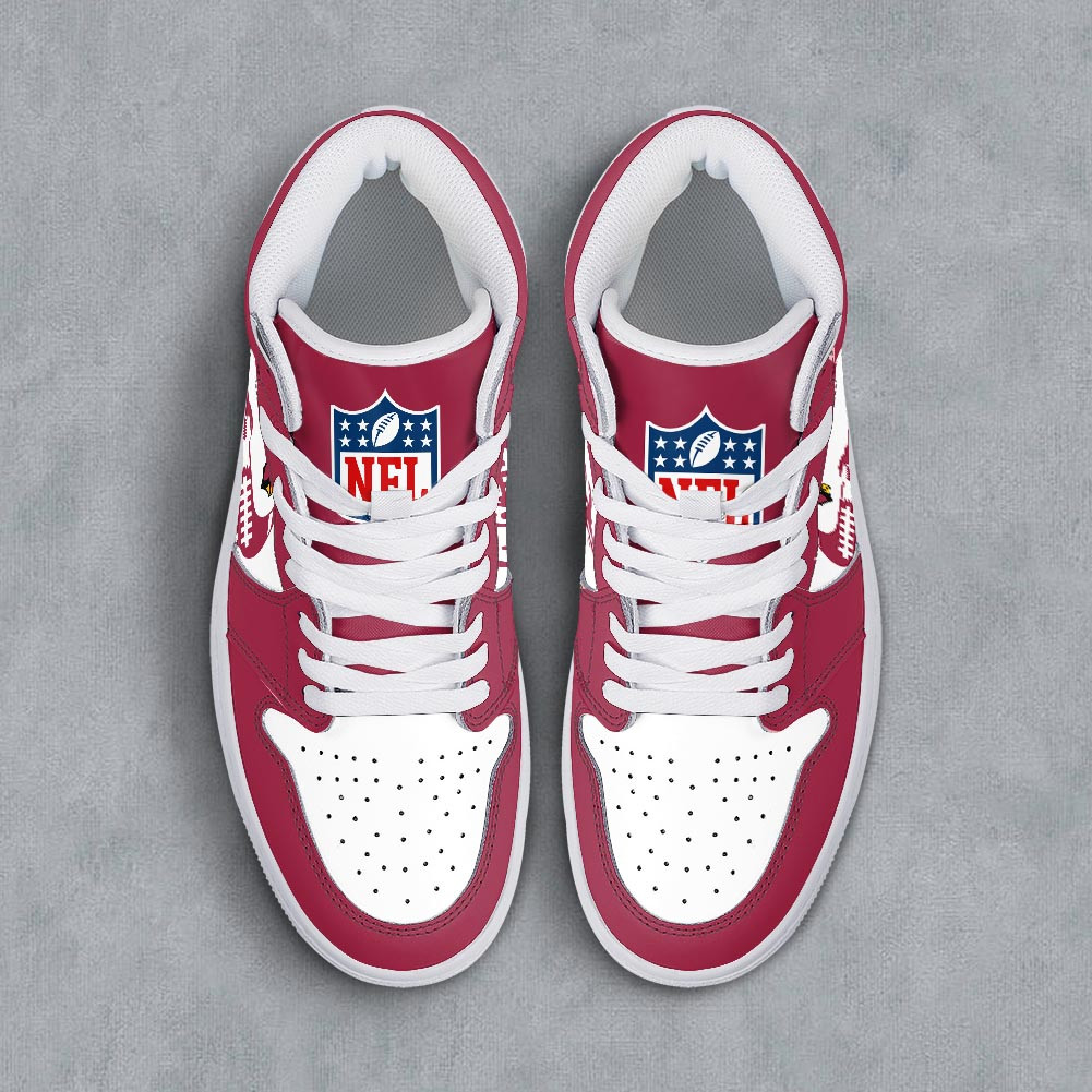 Arizona Cardinals Air Jordan 1 Shoes For Men And Women - Image 3