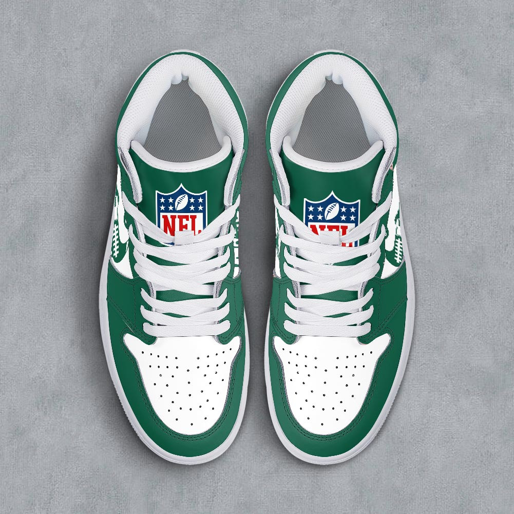 New York Jets Air Jordan 1 Shoes For Men And Women - Image 3