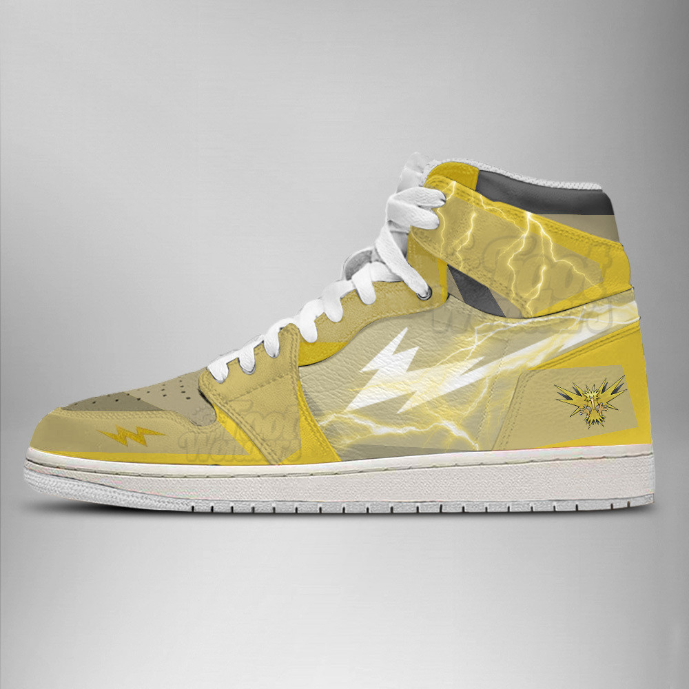 Zapdos High-Top Sneakers Retro Streetwear Vibe Shoes For Men And Women - Image 2
