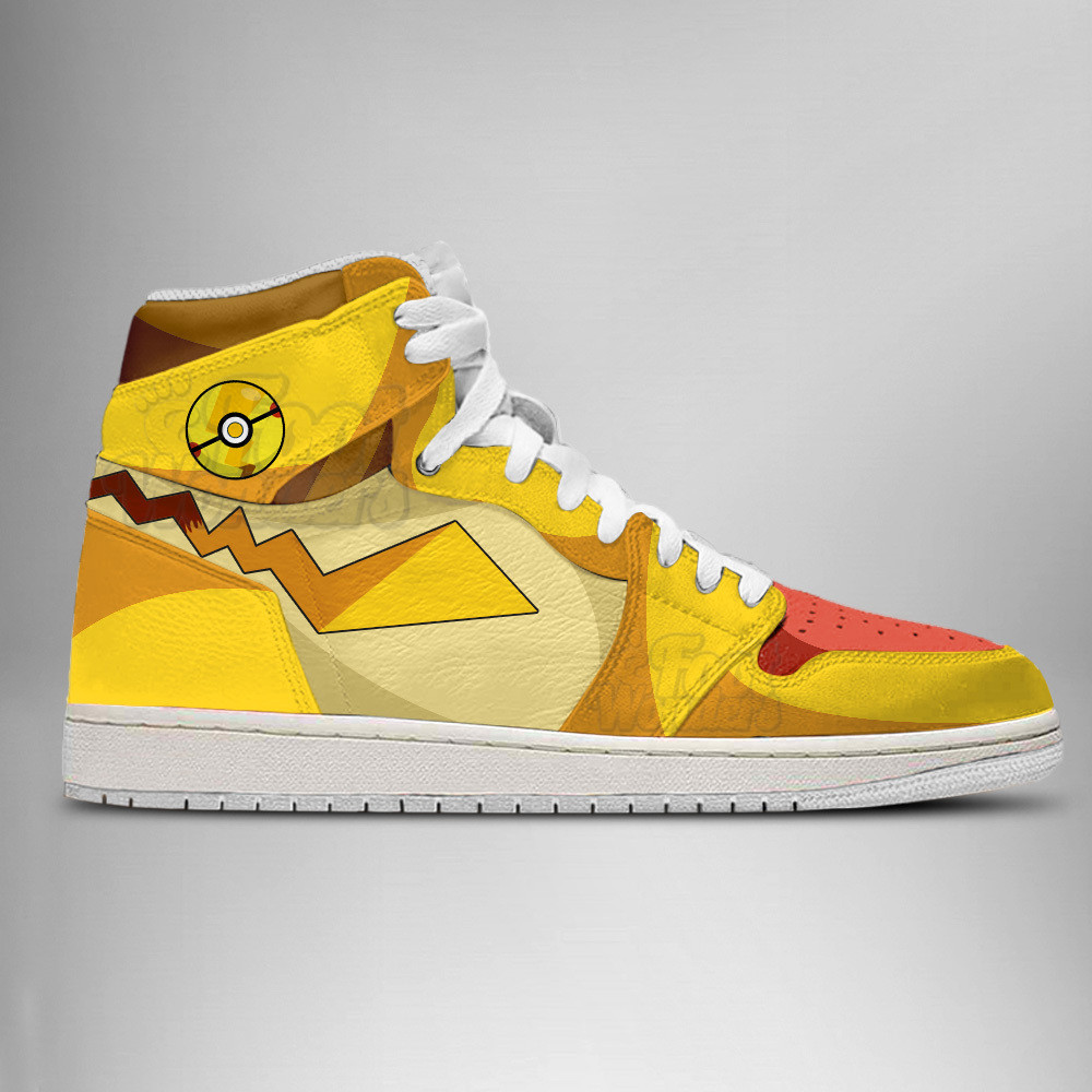 Pikachu High-Top Sneakers Retro Streetwear Vibe Shoes For Men And Women - Image 2