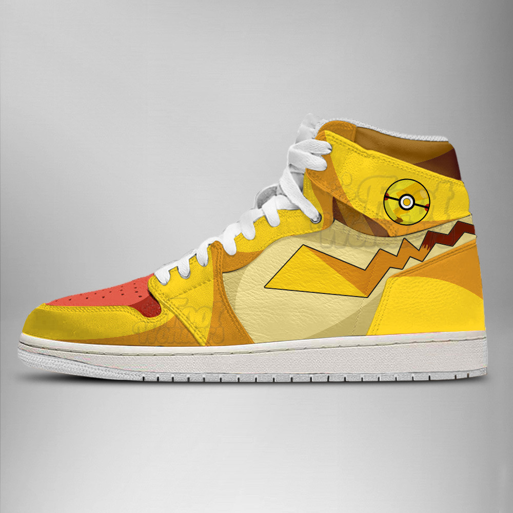 Pikachu High-Top Sneakers Retro Streetwear Vibe Shoes For Men And Women - Image 4