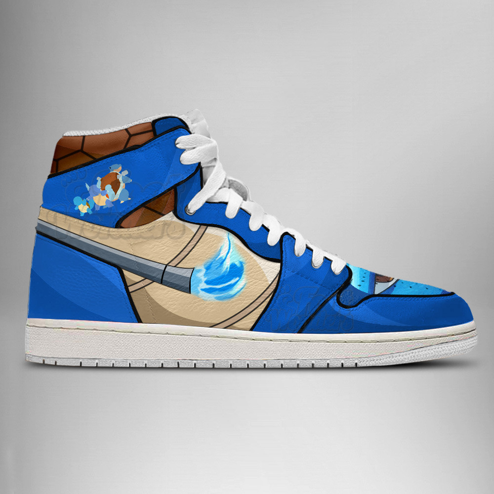 Blastoise High-Top Sneakers Retro Streetwear Vibe Shoes For Men And Women - Image 3