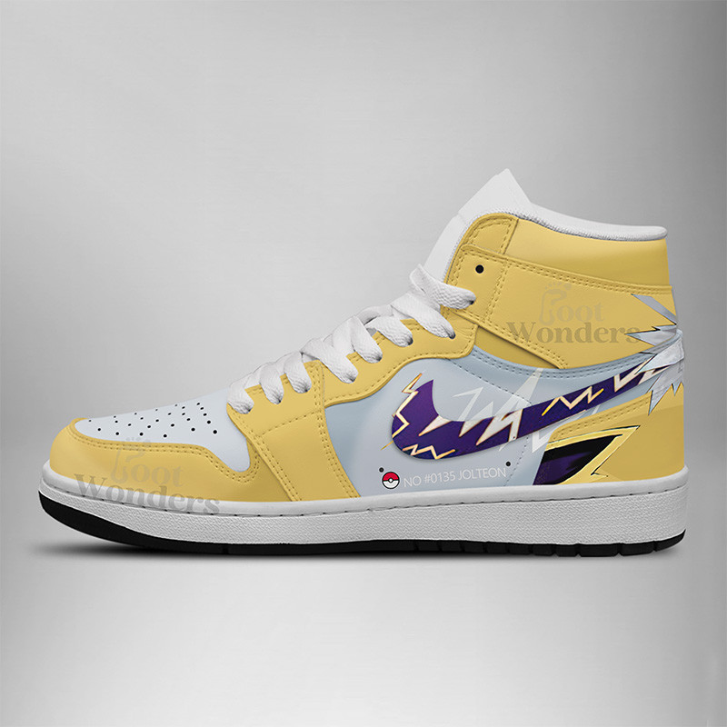 JOLTEON High-Top Sneakers Retro Streetwear Vibe Shoes For Men And Women - Image 2
