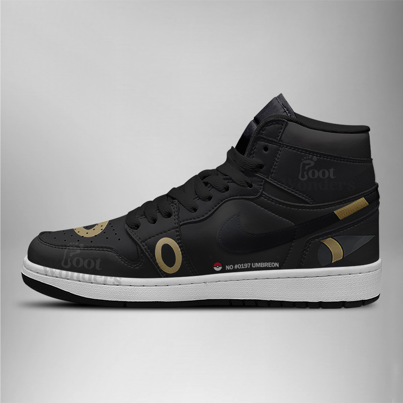 UMBREON High-Top Sneakers Retro Streetwear Vibe Shoes For Men And Women - Image 2