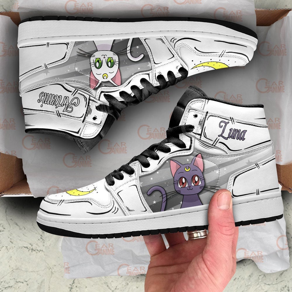 Luna&Artemis High-Top Sneakers Retro Streetwear Vibe Shoes For Men And Women - Image 2