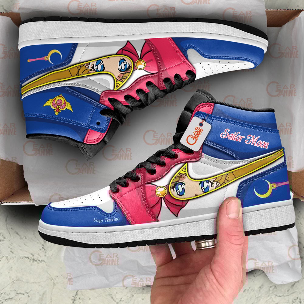Sailor Moon High-Top Sneakers Retro Streetwear Vibe Shoes For Men And Women - Image 2