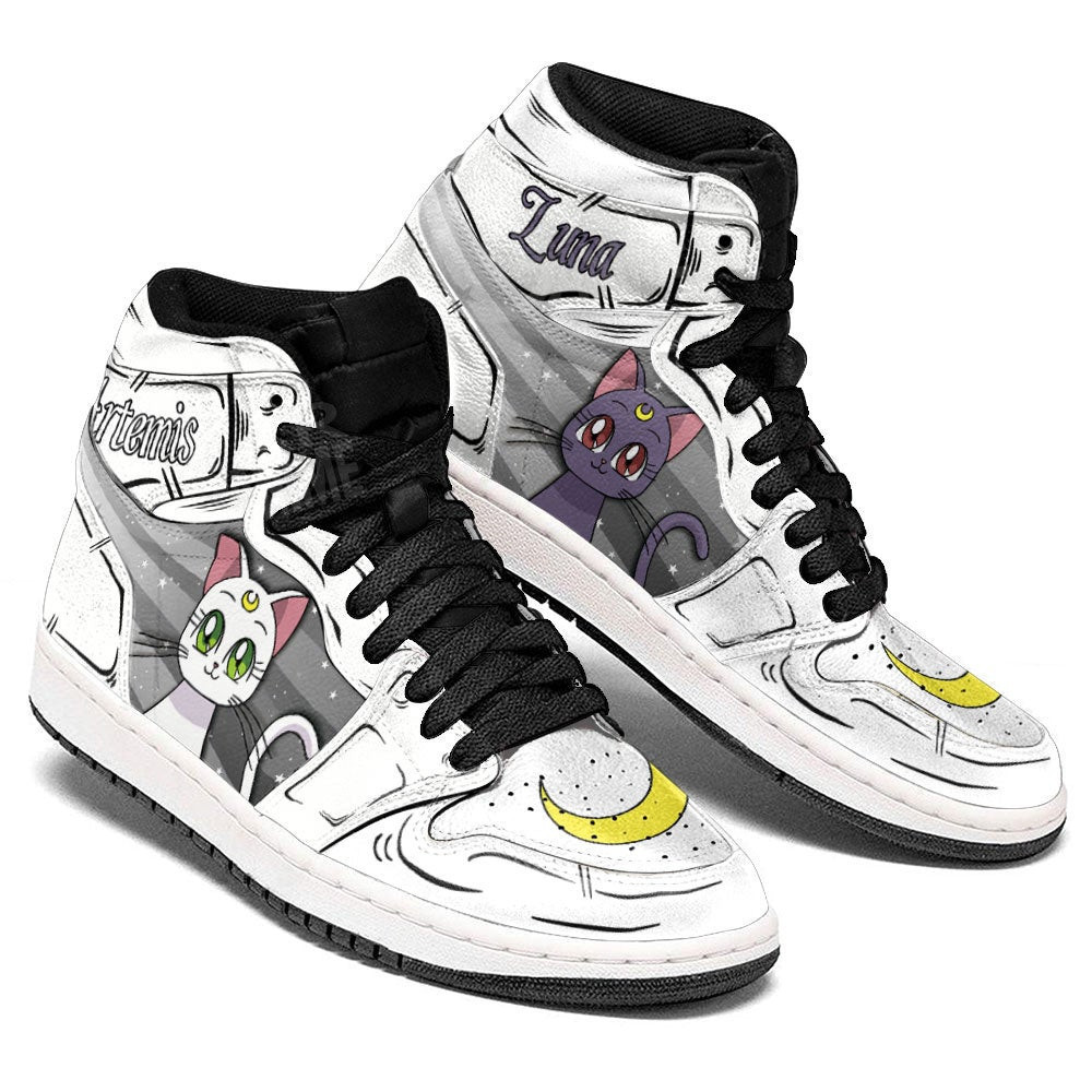 Luna&Artemis High-Top Sneakers Retro Streetwear Vibe Shoes For Men And Women - Image 3