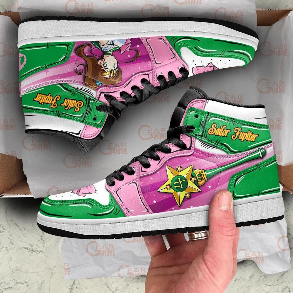 Sailor Jupiter High-Top Sneakers Retro Streetwear Vibe Shoes For Men And Women - Image 3