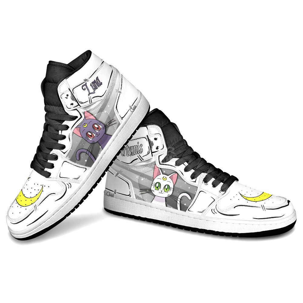 Luna&Artemis High-Top Sneakers Retro Streetwear Vibe Shoes For Men And Women - Image 4