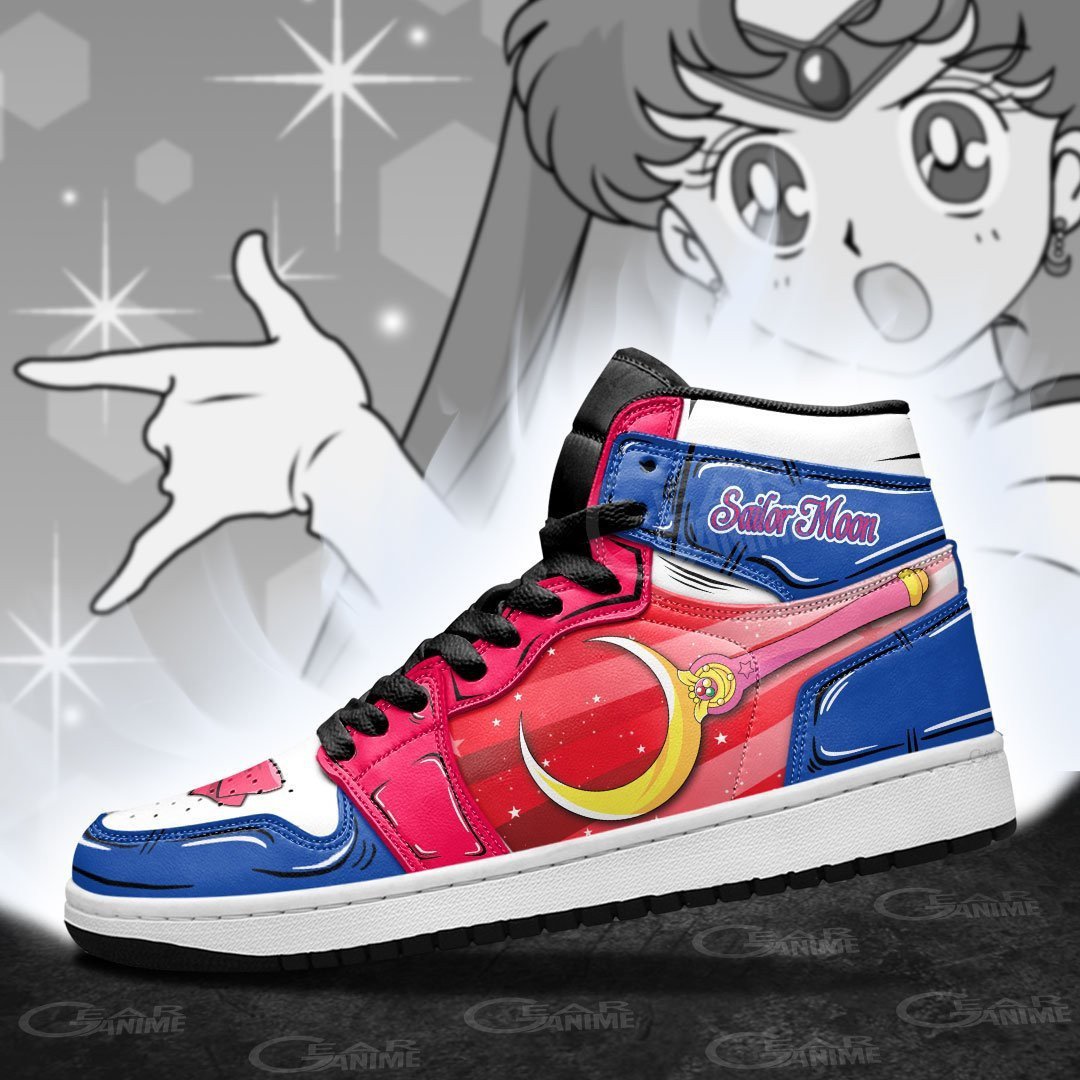 Sailor Moon High-Top Sneakers Retro Streetwear Vibe Shoes For Men And Women - Image 3