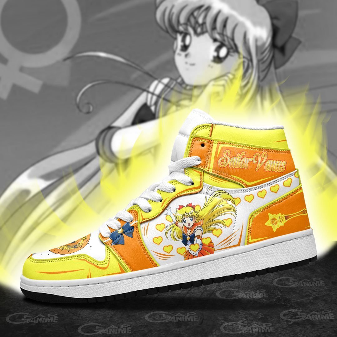 Sailor Venus High-Top Sneakers Retro Streetwear Vibe Shoes For Men And Women - Image 3