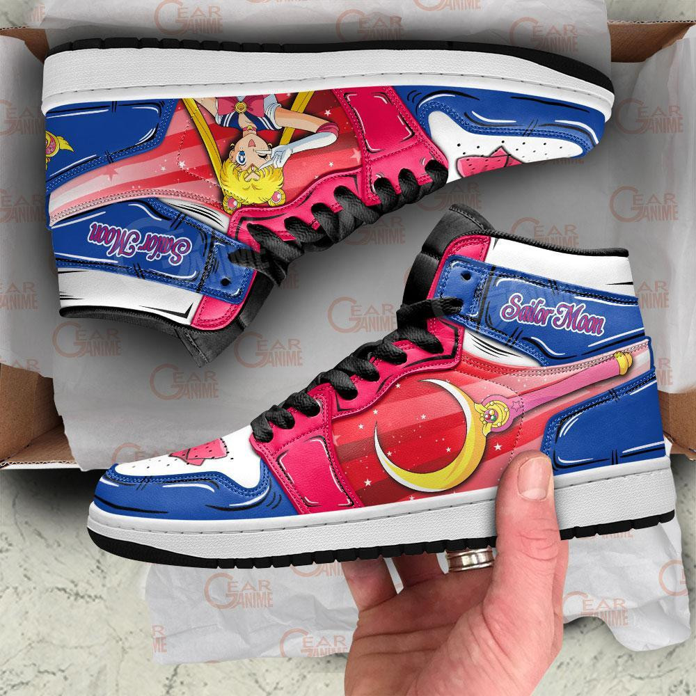 Sailor Moon High-Top Sneakers Retro Streetwear Vibe Shoes For Men And Women - Image 4