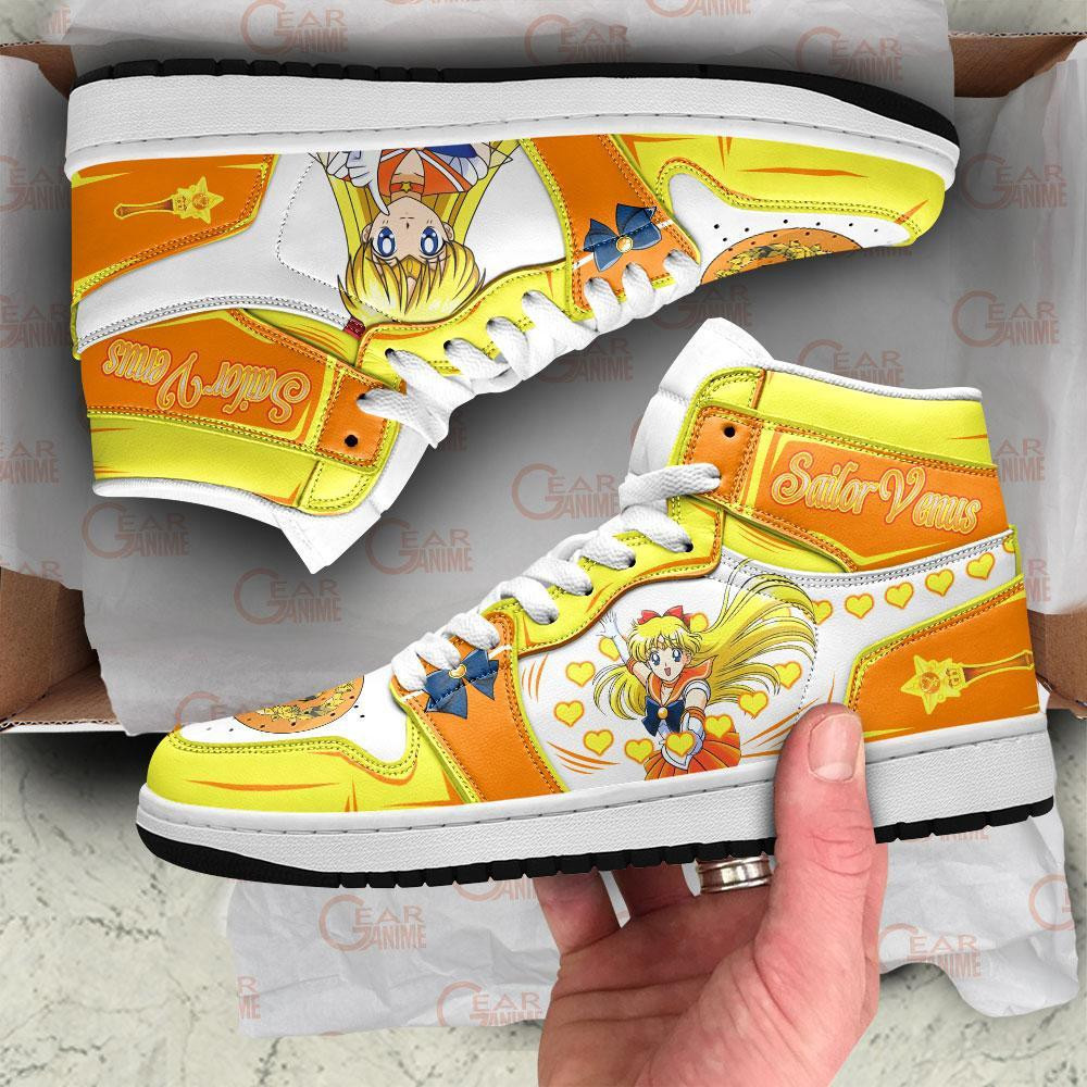 Sailor Venus High-Top Sneakers Retro Streetwear Vibe Shoes For Men And Women - Image 4