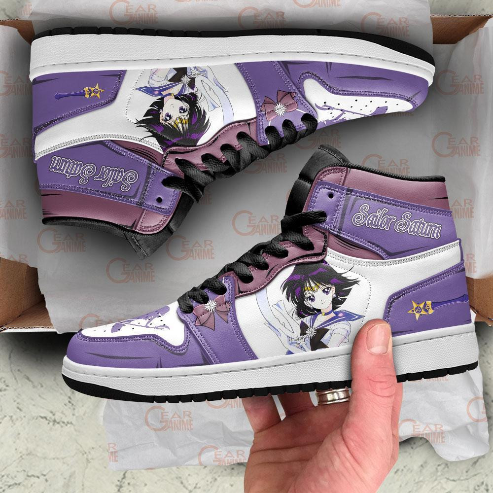 Sailor Saturn High-Top Sneakers Retro Streetwear Vibe Shoes For Men And Women - Image 3