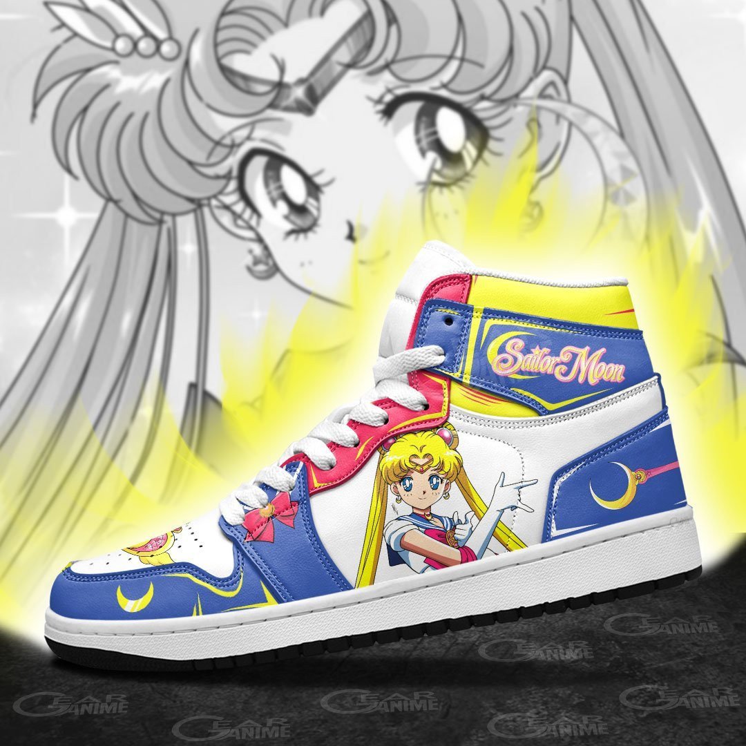 Sailor Moon High-Top Sneakers Retro Streetwear Vibe Shoes For Men And Women - Image 2