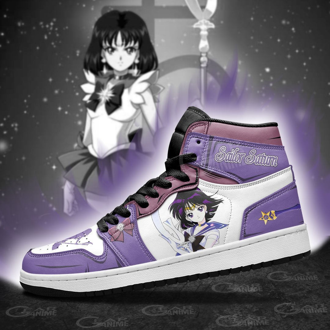 Sailor Saturn High-Top Sneakers Retro Streetwear Vibe Shoes For Men And Women - Image 4